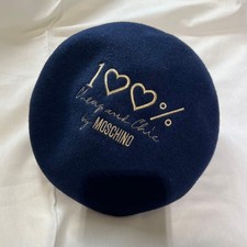 MOSCHINO Hat cap Beret Vintage Limited Edition VHTF Designer Collection Popular picture