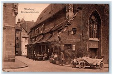 Nuremberg Germany Postcard Bratwurstglockein Building c1940's Vintage picture