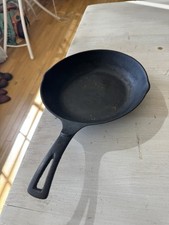 Vintage Cast Iron 9 Inch Chef Skillet Pan Made in USA Unmarked Wagner  picture