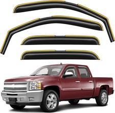 Rain Guards for Chevy Silverado/GMC Sierra 1500/Avalanche CrewCab 2007-2013 Sale picture