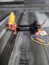Westland Hot Diggity Dog Black Dress RARE # 16515 Weiner Dachshund NWT picture