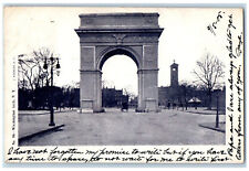 1905 View of Washington Arch New York City NY J Koehler Posted Postcard picture
