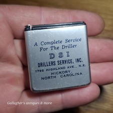 Vintage Park Sherman Tape Measure Drillers Service DSI Hickory NC Advertising picture