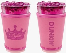 Rare Limited Edition Dunkin' King Kylie Collection Cup Sleeve picture