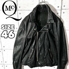 Mcq Alexander Mcqueen Y2K Archive Leather Rider Swirled Men Vintage Antique Rare picture