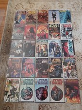 STAR WARS MEGA-LOT OF 25 INCLUDING 4 FIRST ISSUES HIGH-GRADE DEALER LOT CHEAP picture
