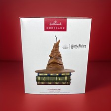 2021 Hallmark Harry Potter Sorting Hat Magic Sound & Motion Ornament New In Box picture
