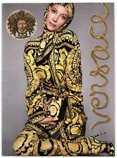2018 Versace Print Ad, Christy Turlington Pin-Up S/S Campaign Barocco Print picture