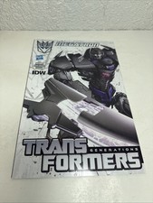 IDW Transformers Generations Comic Book MEGATRON Hasbro Exclusive Cover USED picture