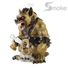 Hunting Dog 12'' Glass Bong Water pipes Tobacco Smoking Bubbler Hookah 14mm bowl picture