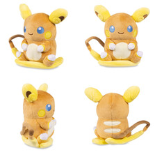 POKEMON CENTER - Alolan Raichu Pokémon Dolls Cute Plush - 6 In. - New picture