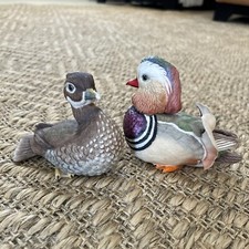 Vintage Mandarin Duck Pair Boehm Figurine Set, #40106 Boehm Bird Figurine picture