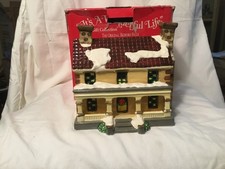 It's a Wonderful Life The Original Bedford Falls Hatch Houes Lighted Village picture