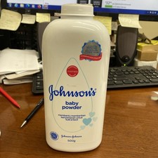 2 Johnson's Baby Powder with Talc - 500g.  Collectible Sealed picture