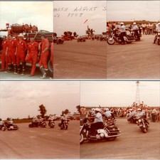 x5 LOT 1978 Tecumseh, NE Airport Show Police Drill Team Snapshots Firemen Truck picture