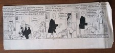 VTG 1928 Sniffen Snoop Comic Strip Original Art Production Proof C.W. Kahles  picture