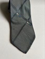 Nishijin-Ori/Nishijin Textile Striped Tie Black Takashimaya Men'S Pre-owned K picture