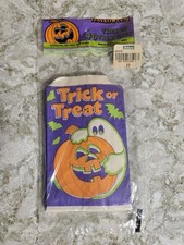 Vintage 1993 Unique 40Ct Halloween Jack-O-Lantern & Ghost Trick or Treat Bags picture