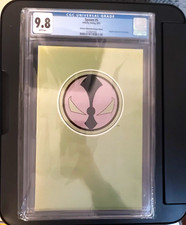 SPAWN #5 GERMAN THERMO COLOR EDITION CGC 9.8 W/ COA & PIN-UP SUPER RARE IMAGE picture
