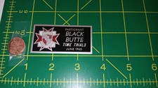 VTG 1965 Black Butte PORSHE Time Trials Participant Dash Plaque Racing Badge picture
