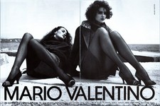 1989 • Mario Valentino • 2 page print ad • 80s sexy heels hosiery Fashion CA.06 picture