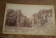 Rare C1891 James L.Clinton Colorado Midland Railway Photograph Ruxton Park track picture