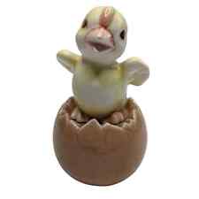 Vintage Salt and Pepper Shaker Set 1960s Hand Painted Baby chick and Shell picture