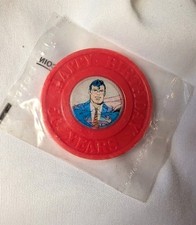 Vintage 1982 Superman Lenticular Plastic Coin 