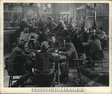 1989 Press Photo A saloon scene from the film 