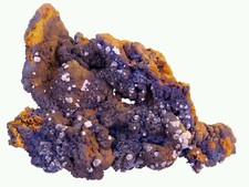 IRIDESCENT GOETHITE, LIMONITE, CALCITE - Trinidad mine, Spain /8,5 x 5,5 x 2,5cm picture