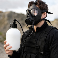 SafeGuardian 36oz BOTTLE / 38' HOSE for Gas Mask Bottle Hydration System NEW picture