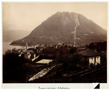 Switzerland, Monte San Salvatore Vintage Print, Vintage Print, Album Print picture