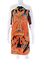 Dries Van Noten Womens Abstract Print Shift Dress Multi Colored Size EUR 40 picture