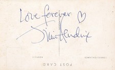 Jimi Hendrix Signed Autographed Postcard London 1969 Rare Unseen picture