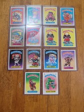 Vintage 1985 Series 1 Garbage Pail Kids Sticker Card Lot Of 14 Wow GPK picture
