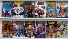 Marvel Pixar 40th Anniversary Set Spider-Man X-Men Avengers Bagged & Boarded picture