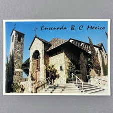 Postcard Ensenada B.C. Mexico Iglesia De Piedra Stony Church 6x4