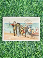 1911 (T70) Tobacco Card - Historical Event Series - Landing of the Pilgrims picture