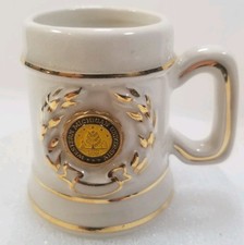 Mini Mug Stein Ceramic Western Michigan University Loren Murchison Made Mass USA picture