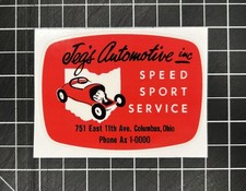 New Jeg’s Automotive Speed Sport Service Decal Sticker Columbus Ohio Hot Rod picture