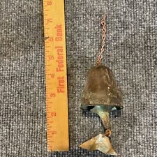 Vintage Paolo Soleri Cast Bronze Bell Wind Chime, rare tiny 7” picture