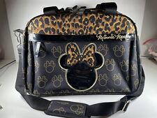 Loungefly Disney Minnie Mouse Weekender Bag Duffel Leopard Print picture