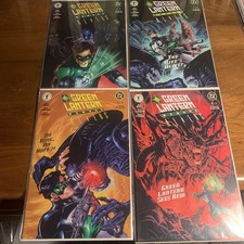 Green Lantern vs Aliens #1-4 Complete Set 2000 Dark Horse Comics Ron Marz picture