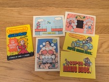 1989 Topps Nintendo Game Trading Card Wax Pack w Mario Bros & Mario Kart Sticker picture