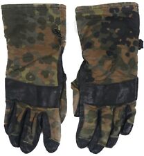 Sz 8.5 German Bundeswehr Army Issue Summer Leather Flecktarn Combat Gloves picture