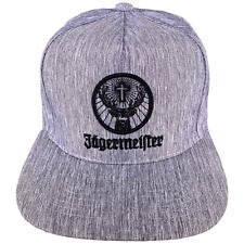 NEW Jagermeister Official Logo Gray Hat Baseball SNAPBACK Cap Classy & SWEET picture