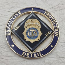 US Drug Enforcement Administration Executive Protection Detail Challenge Coin #2 picture