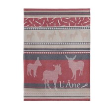 Coucke French Cotton Jacquard Kitchen Towel, Le Anes, 20