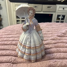 Lenox Springtime Promenade Lady Parasol Collectible Porcelain Figurine picture
