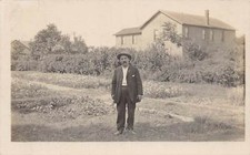 J80/ Interesting RPPC Postcard c1910 Janitor Occupational Patterson School 247 picture